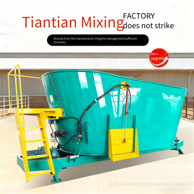 Horizontal Large-scale Forage Mixing Machine, Ranch Mixer, 8-cubic-meter Kneading Mixer for Cattle Farms photo-3