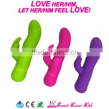 High quality CE&RoHS certification thrusting Rabbit Vibrator soft felling fairy vibrator sex toys