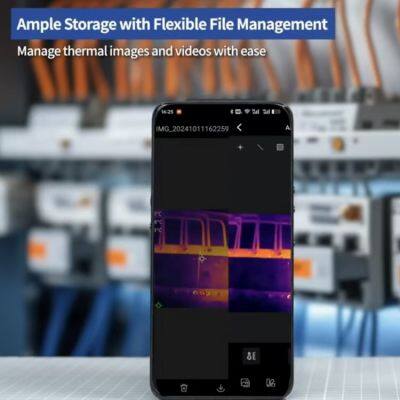 Smartphone Thermal Camera IX2 AIR Pro | Wireless 30m Range, AI Enhanced Resolution