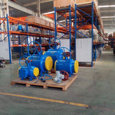GOST Fully Welded Ball Valve Handle Turbine Natural Gas Thermal Steam Carbon Steel Ball Valve photo-2