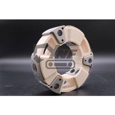 YNF Excavator Hydraulic Pump Coupling Assembly - Flexible Rubber & Aluminum/PU Material Model 130X2 210LX