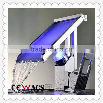 High quality factory sale hydrolic led color changing bathroom faucet