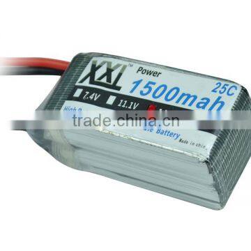 1500mah 14.8V 25C 4S lipo battery for rc helicopter rc hobby