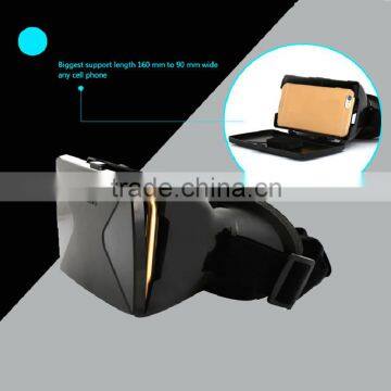 2016 New Product Adjust Cardboard VR BOX Virtual Reality 3D Glasses For IPhone 6 Samsung 4.7~6inch photo-2