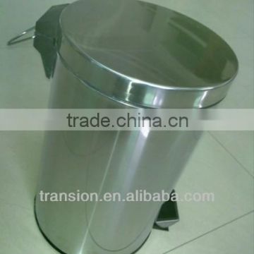 30L stainless steel waste bins, Pedal trash bins