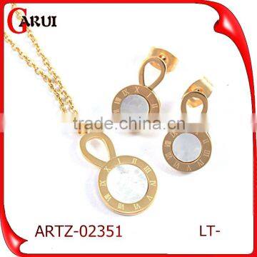 Best Quality Fashion Jewelry High Quality Jewelry Set with 18k gold Color Plated