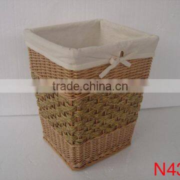 1 piece WILLOW& SEAGRASS BASKET