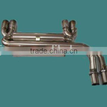 DUAL CATBACK AXLE BACK STAINLESS 2.5" EXHAUST MUFFLER 2.75" TIP FOR 01-06 BMW E46 M3