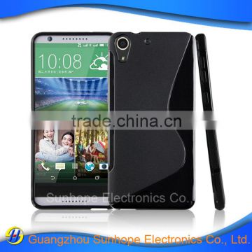 wholesale alibaba S line design tpu mobile phone case for HTC Desire 728