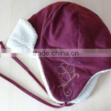 fashion women puffball winter hat
