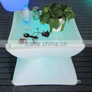 PE Plastic Bar Table with LED light and remote YXF-6044