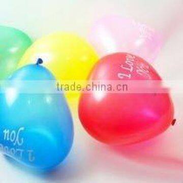 Made in China!Meet Nitrosamines detection! latex hearted balloons