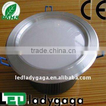 2012 High brigtness ceiling recessed round 20w led panel light
