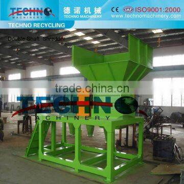 Waste pp pe abs pvc Plastic Twin Shafts Shredder