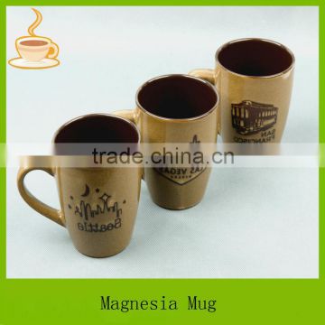 brown/beige/red wholesale shaving mugs ceramic