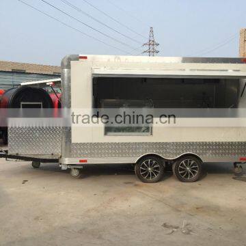 SILANG SL-6S White Biaxial Food Truck Multi-function Mobile Food Trailer Used Food Trucks photo-3