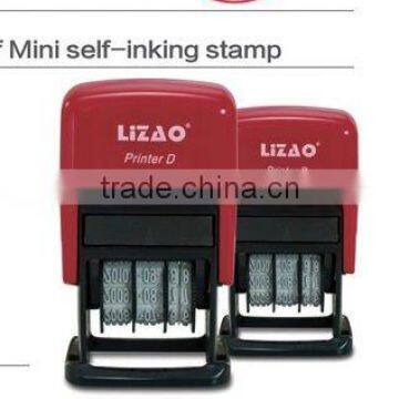 Top brand date self inking stamp