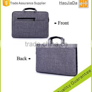 15.6-Inch Multi-functional Suit Fabric Portable Laptop Sleeve Case Bag for Laptop, Tablet, Macbook, Notebook - Grey photo-2
