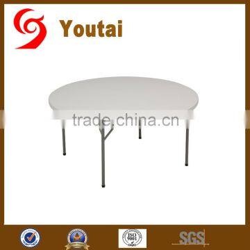 white round folding plastic hotel banquet wedding table