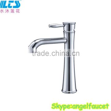 Deck Mounted Single Handle Brass Basin Faucet Mixer Taps Factory Sale