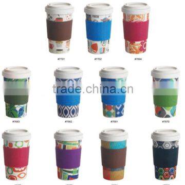 bamboo fiber coffee cups takeaway tumbler