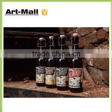 Guaranteed quality frosted glass bottle