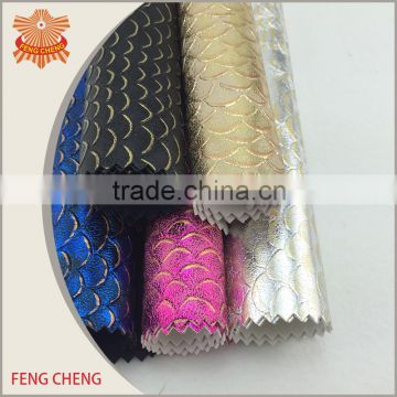 Copy the snake skin grain pu snake skin leather