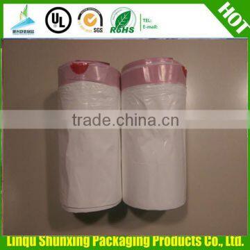 Ldpe Clear Plastic Garbage Bags / Drawstring Garbage Bags photo-2