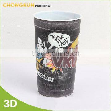 Multifunctional Colored 3D Lenticular Plastic Straw Cup