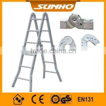 "A" model Folding ladder with Aluminium Step