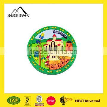 Fashion Custom Souvenir Round Rubber PVC Fridge Magnet photo-2
