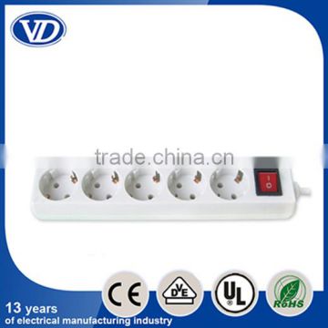 European type electrical socket, extension socket