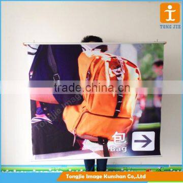 Custom High Quality Canvas Christmas Banner for Decoration