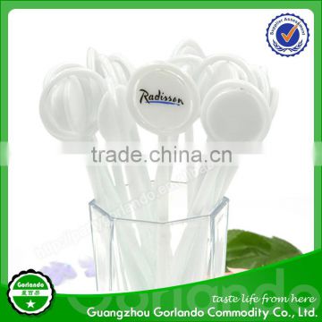 PS Plastic Logo Disposable Custom Coffee Cocktail Stirrer