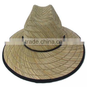 hand weave natural straw farmer hat