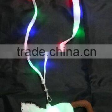 LED Flashing Horse Necklace with Fabric Lanyard led toy gift