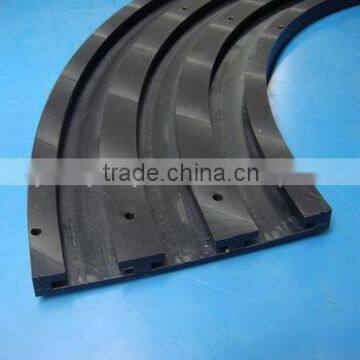 White High Heat Resistance PE1000 Bend Guide Rail With Reasonable Price photo-2