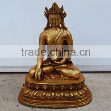 old bronze buddha