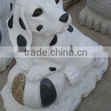 white marble animal carving