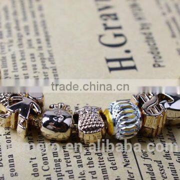 High Quality Charms Beads Fit DIY Bracelet Gold Fashion Bangles for Women photo-4