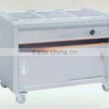 Movable Stainless Steel Electric Bain-marie with Cabinet/Food Warmer/Kitchen Equipment