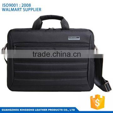Kingsons Classical briefcase excellent protect for laptop 41.5*29*6cm nylon business laptop bag for man