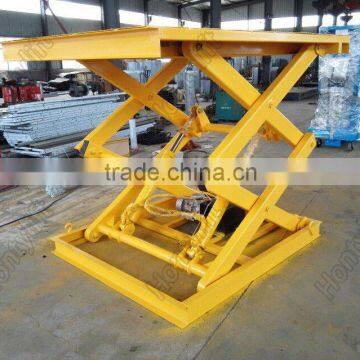 6m fixed hydraulic lift for warehouses aerial transport of goods