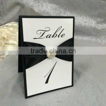 Vintage Elegent Rhinestone Buckle table cards