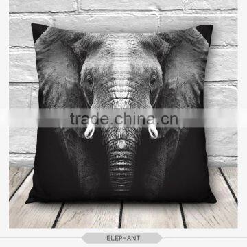 high quality fashion elephant design 3d digital print pillowcases fullprint decorative throw pillow covers seat cushion Cover