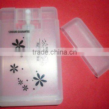 Card type plastic bottle