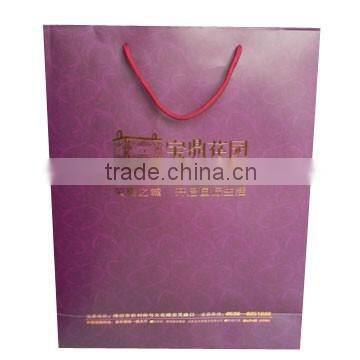 OEM custom logo printed paper bag