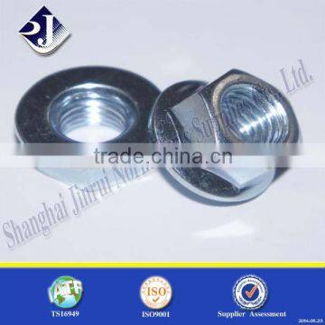 ISO/TS Certificated Factory Supply Zinc Plated Top Quality Flange Nut