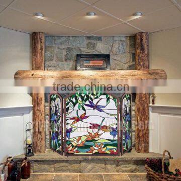 F-01 Tiffany Fireplace Tiffany Stained Glass Tiffany Panel Wholesale Tiffany Lamp photo-2