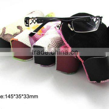 Colorful Solide Handmade eyeglasses Case